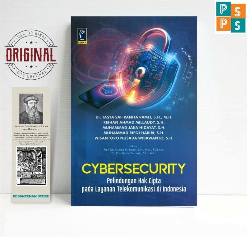 Original Cybersecurity Book Copyright Protection On Telecommunication Services In Indonesia Rfk23