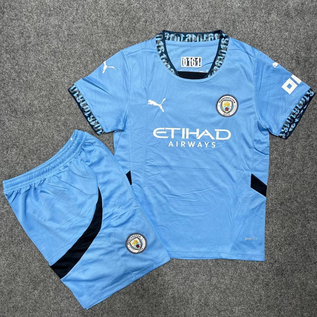 Ank City Home Away Third Football Jersey Suit || Haaland Pep Guardiola Jersey KIDS Set GO - XV KIDS