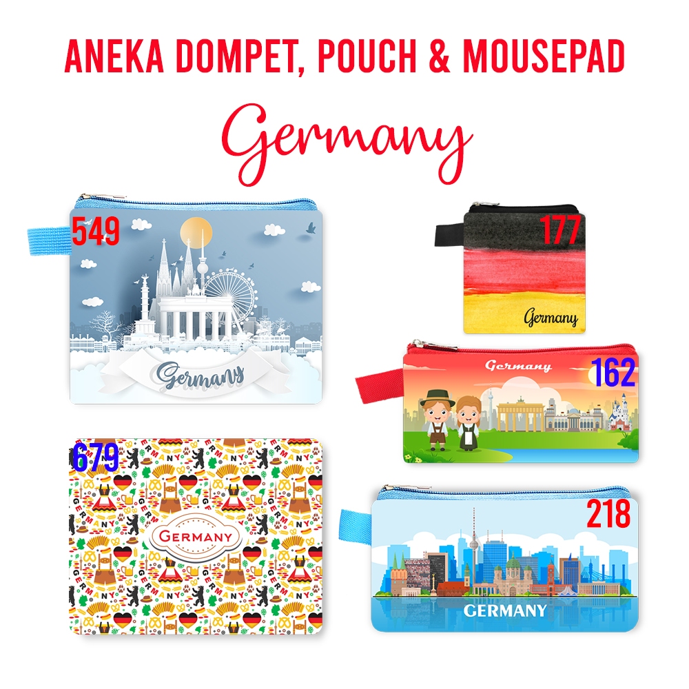 Germany Landmark German Country Flag Coin Wallet Souvenir Souvenir By By Long Wallet Pouch Mouse Pad