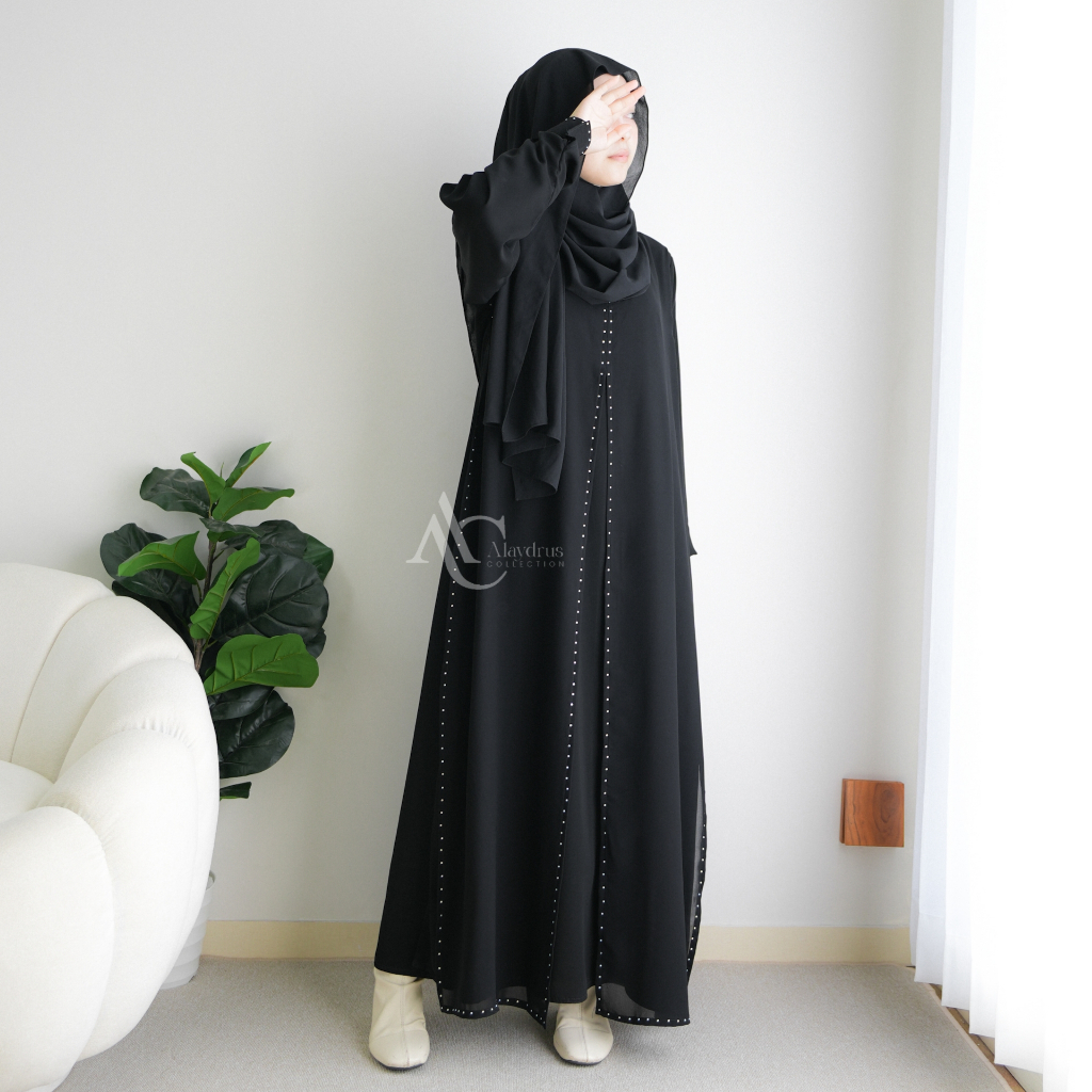 Alaydrus Collection Abaya Turkey Maxi Dress Saudi Arabia Gamis Syari Muslimah India Women 188