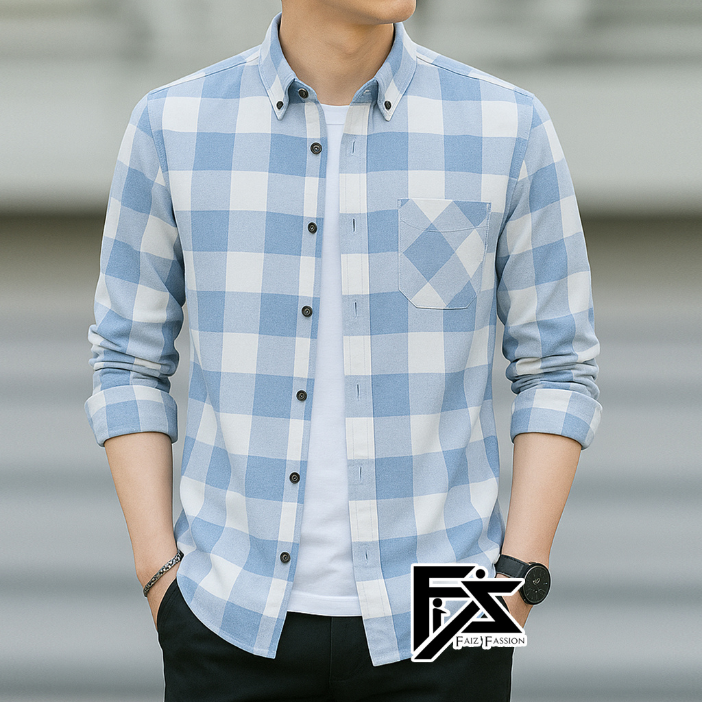 KEMEJA Men's Long Sleeve Flannel Shirts, Men's and Women's Flannel Shirts, Distro High Quality Casual Shirts