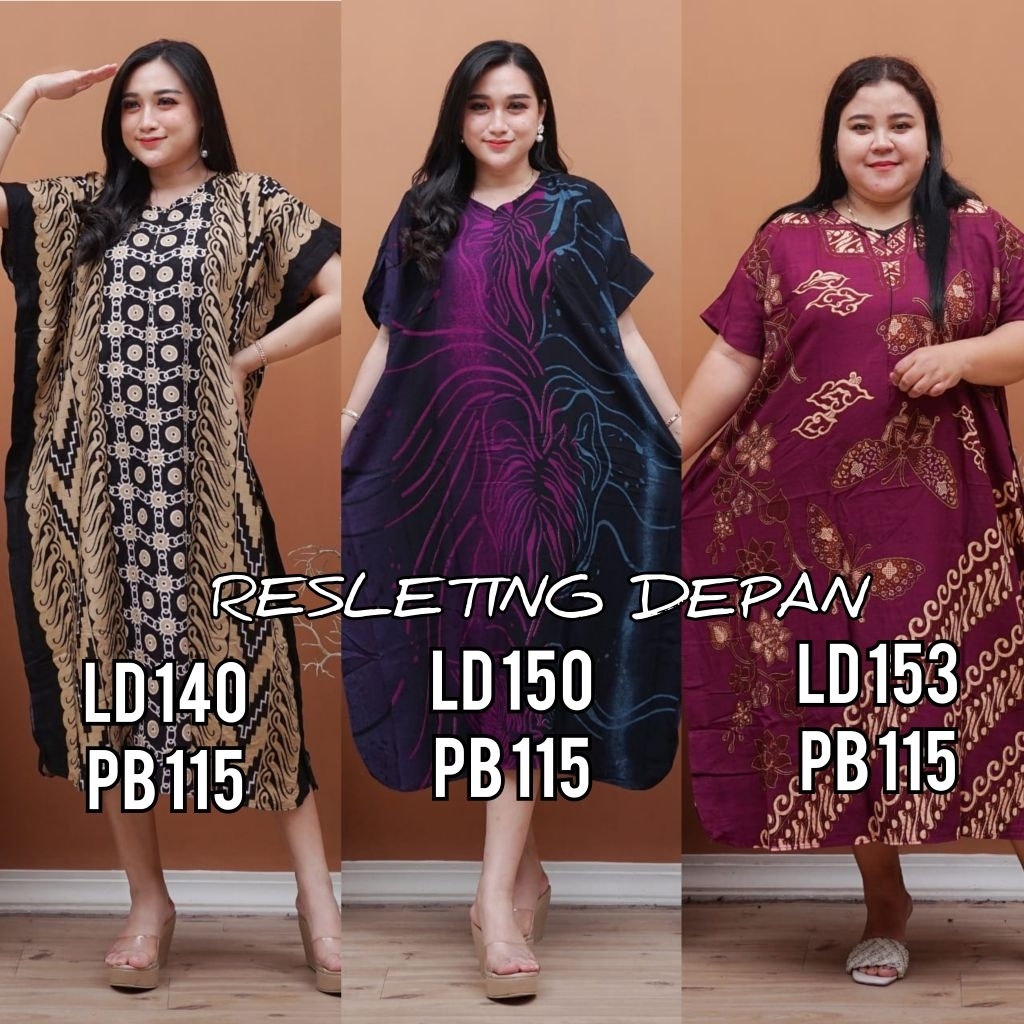 Daster Lowo Jumbo Busui Bumil Ld 150cm Latest Trendy Women's Nightwear | Thick Rayon |Pekalongan Batik