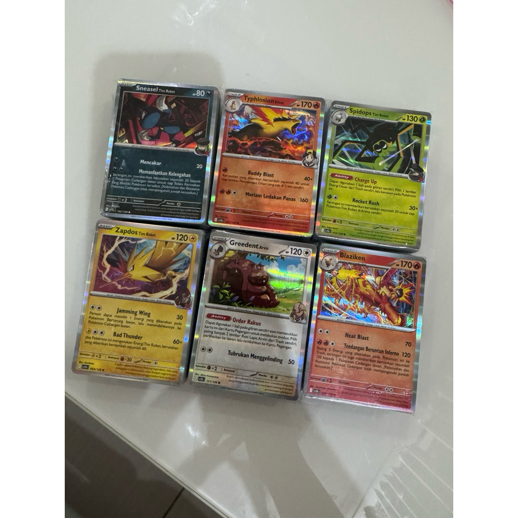 Indonesian Pokemon TCG BULK Champion Independence sv10s (50pcs + 2 HOLOGRAM)