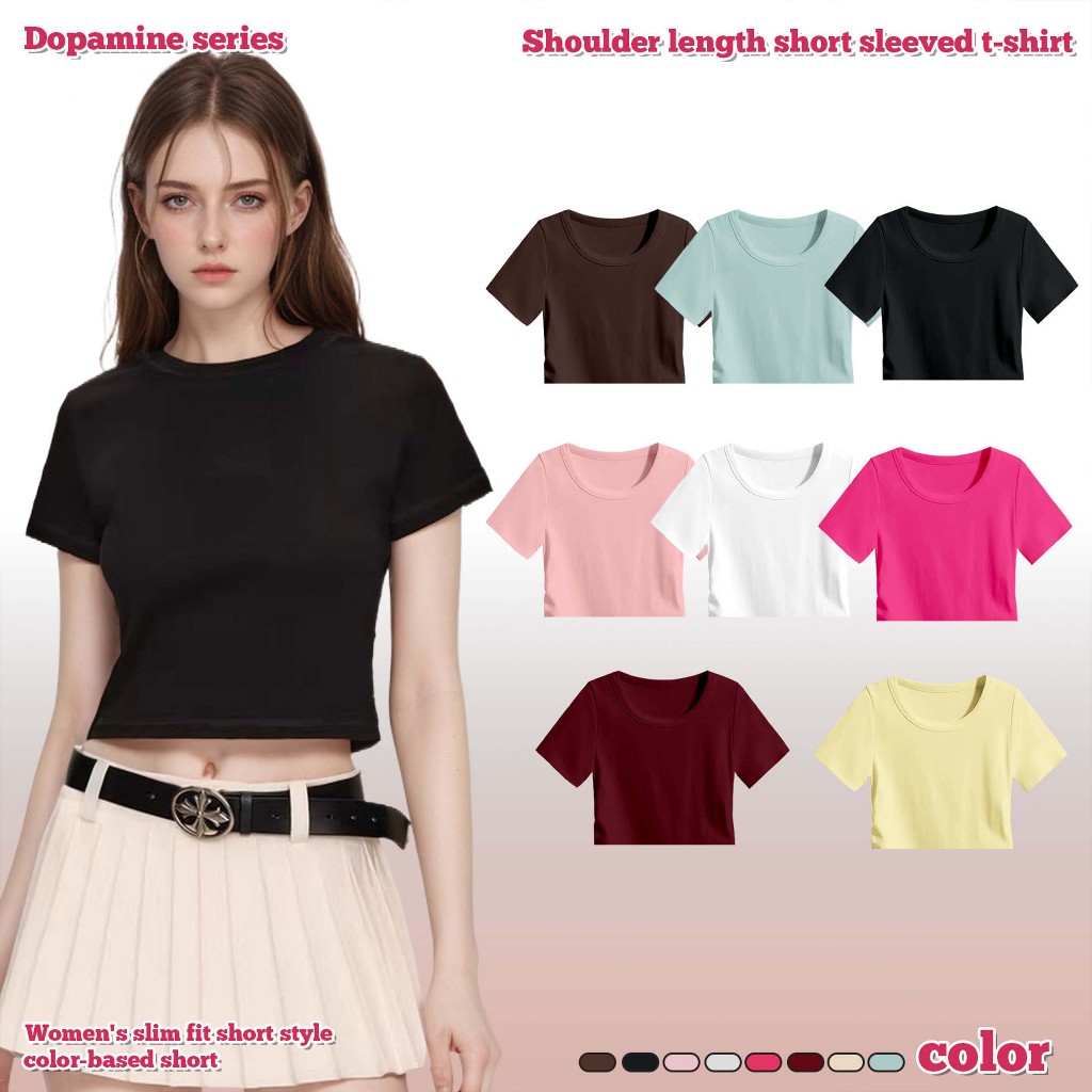 CROP TOP T-SHIRT CROP TOP/ CROP TOP T SHIRT CROP TOP/ CROP TOP/ KOREAN CROP TOP/