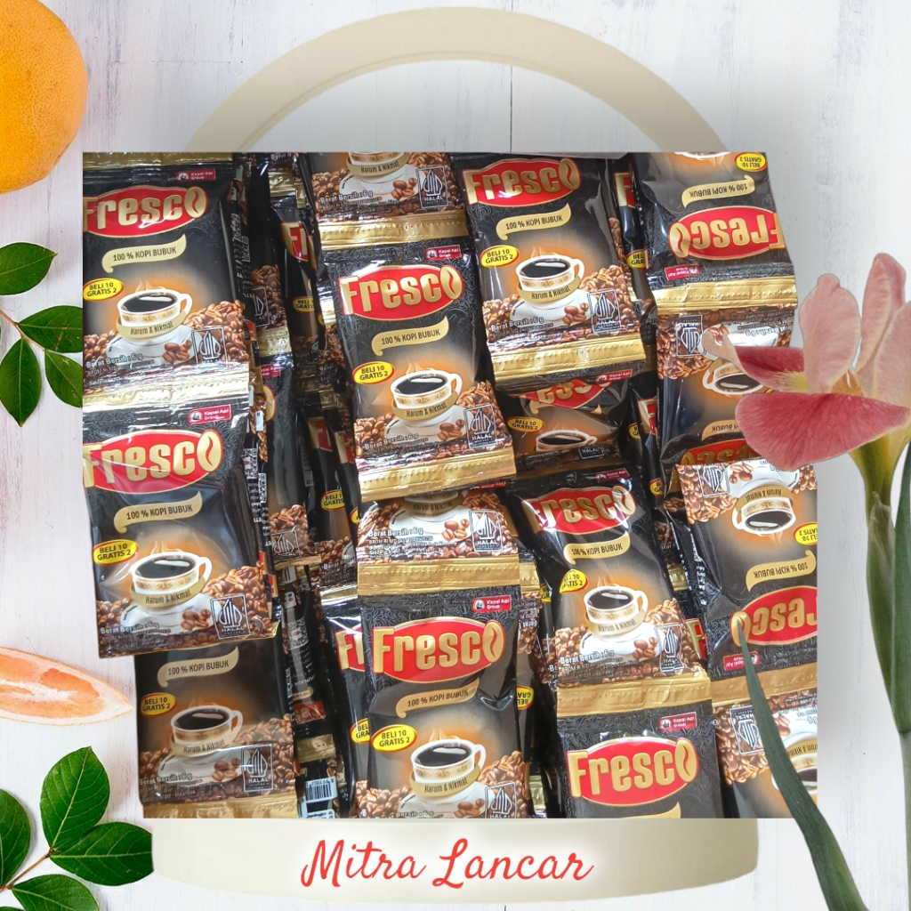 12 Sachets of Fresco Mini Black Sugar-Free Coffee