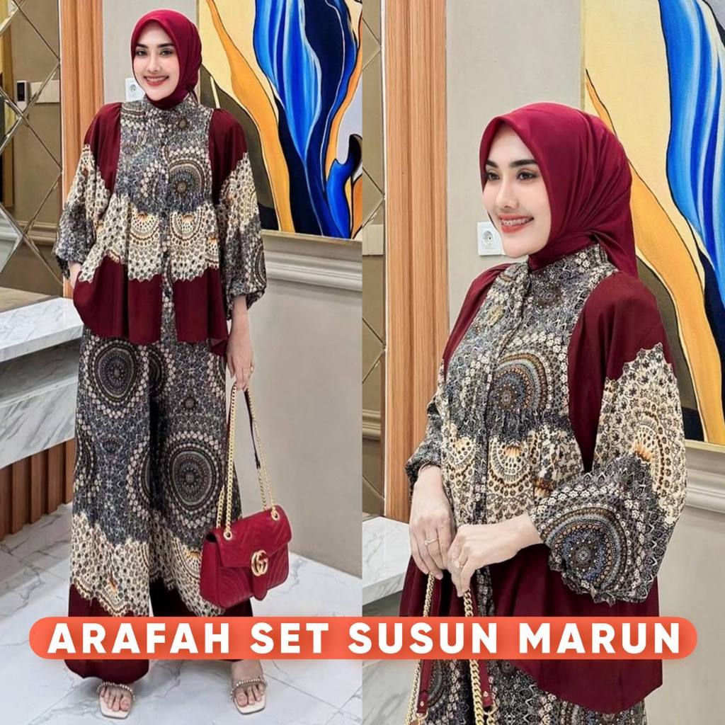 Women's Culottes Pants SET JUMBO LD 120 and standard Laura SET Latest women's suit