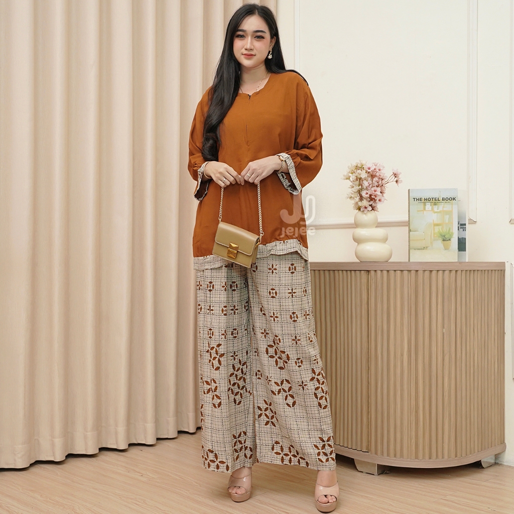 Samantha Jumbo One Set Rayon Busui Pajamas Comfortable Women's Sleepwear