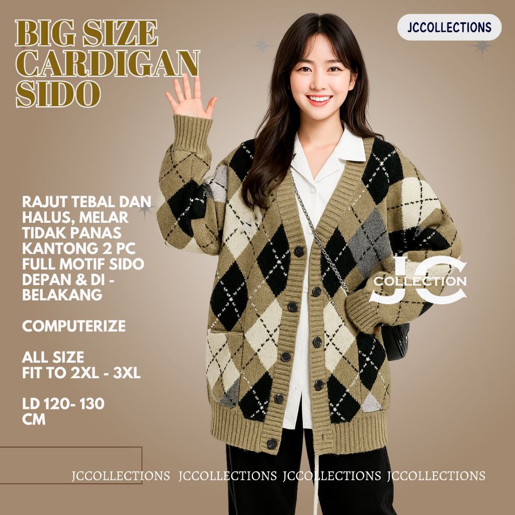 Taehyung BTS Cardigan Sido Mocca Taehyung Oversized Knit Cardigan/ - JCCollections