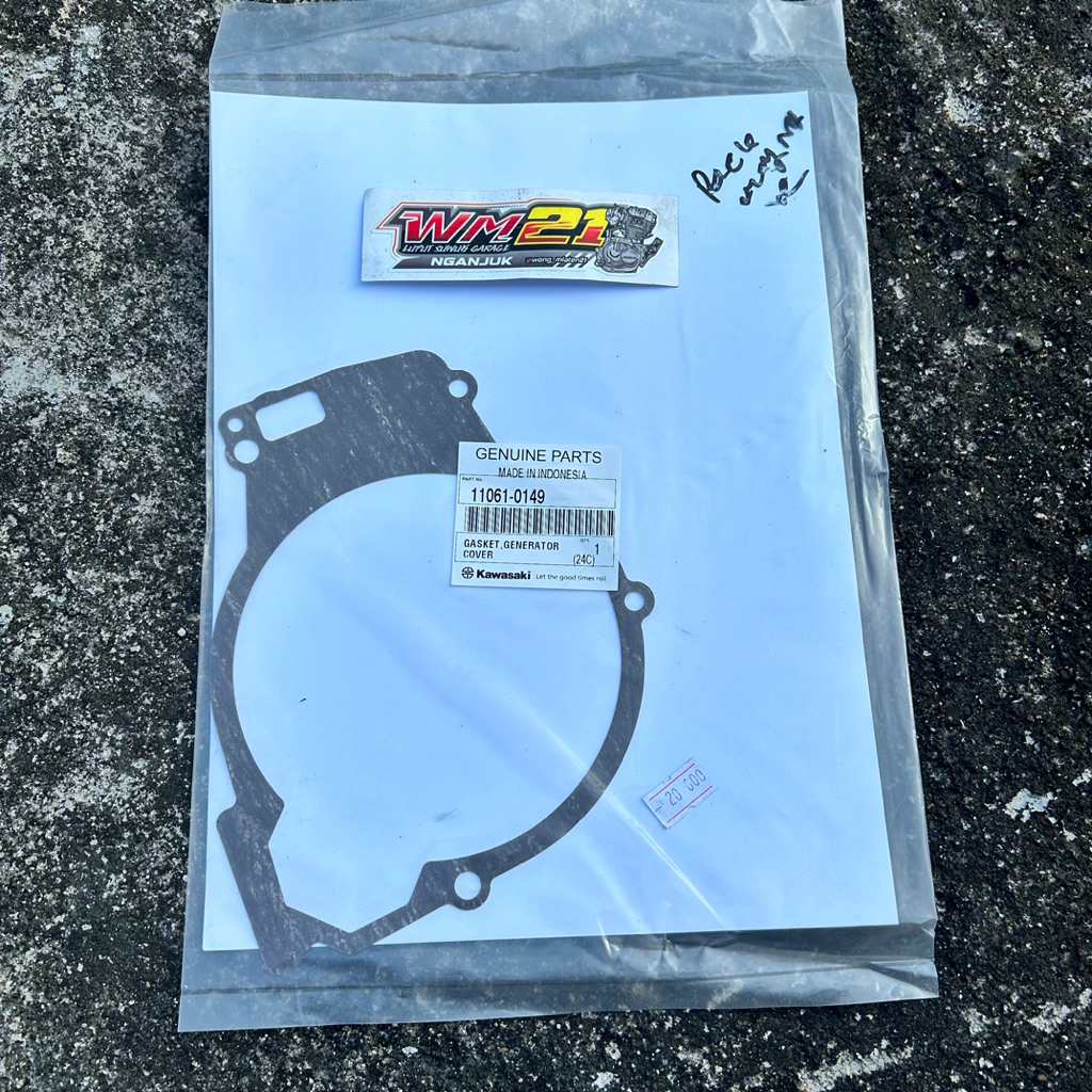 Gasket packing tub ninjaKiri paking pack magnetic tank ninja R RR SS Original kawasaki 11061-0149 wm21 part nganjuk