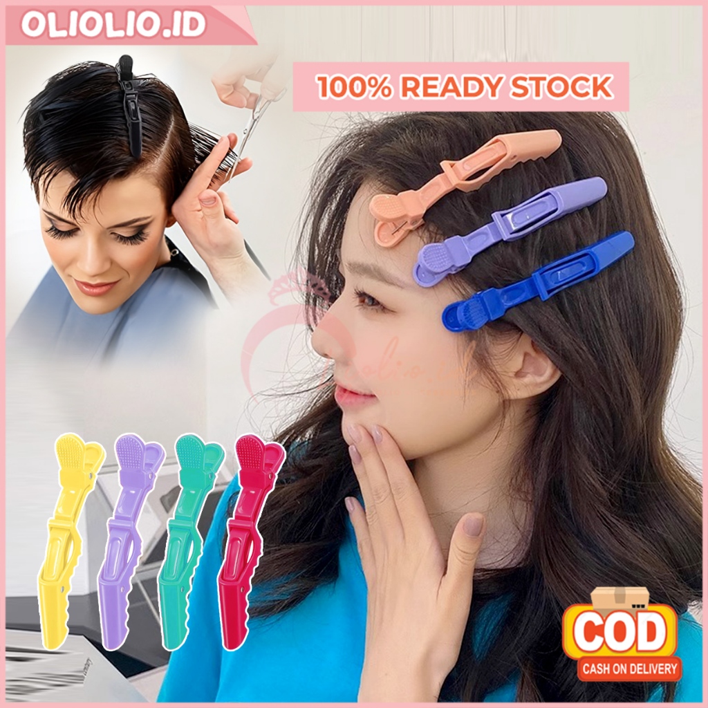 Salon Hair Clips Hair Styling Tools Alligator Crocodile Clips Barber Hair Clips Pastel Colors