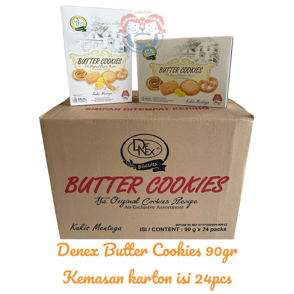Butter Cookies Monde Denex 90gr (1 box contains 24) snack hampers, parcels, celebrations, circumcisions, births