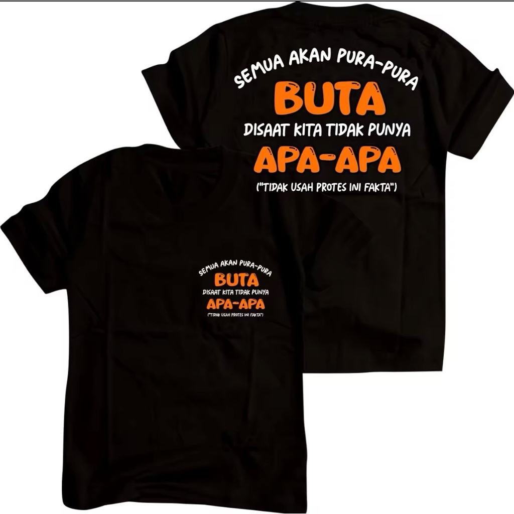 MEN'S DISTRO TOP T-SHIRTS EVERYONE WILL BE PURA2 BUT YOU WANT TO HAVE ANY2