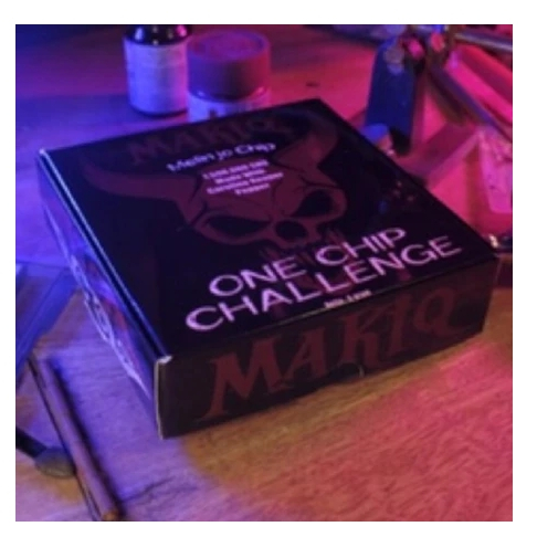 100% ORIGINAL Makiq One Chip Challenge Carolina Reaper Paqui Viral