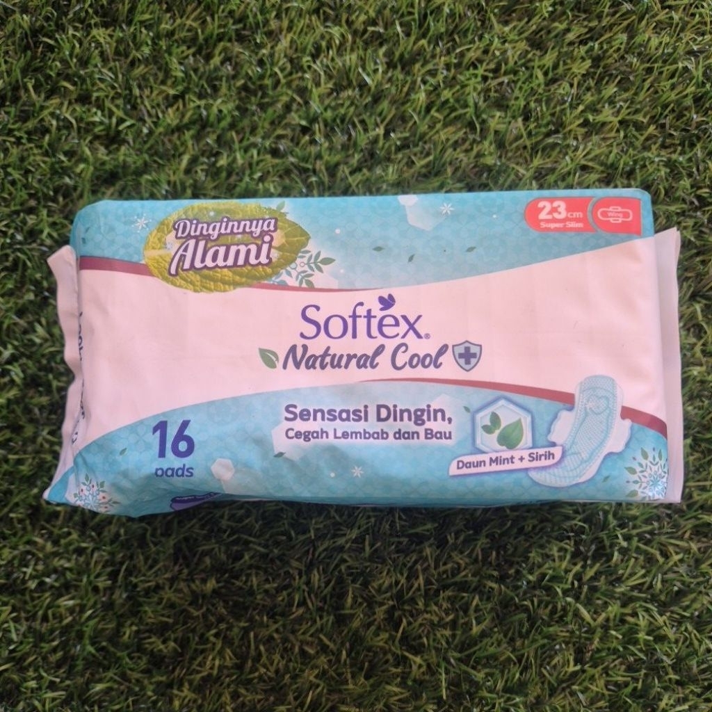 Softex sanitary napkins coolnatural 23cm wing 16 pads
