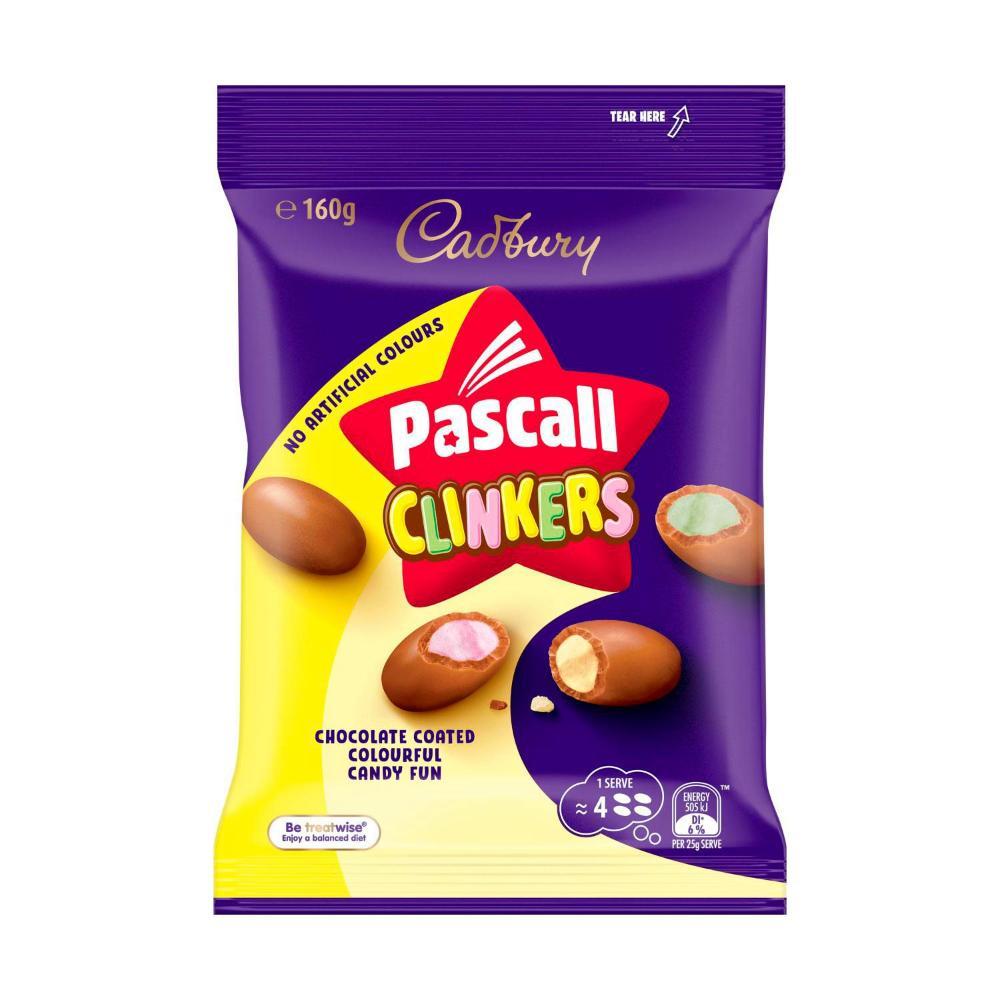 Cadbury Pasak Chocolate Coated Clinkers Lollies | 160g AUSTRALIA