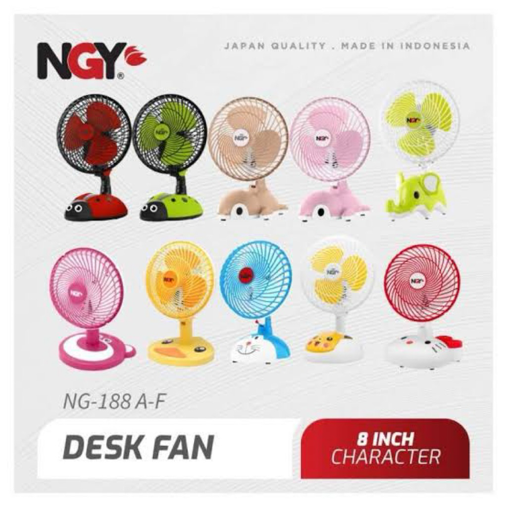 NAGOYA DESK FAN ELECTRIC CHARACTER FAN TABLE FAN/ WALL FAN CAN BE SOLD OUT