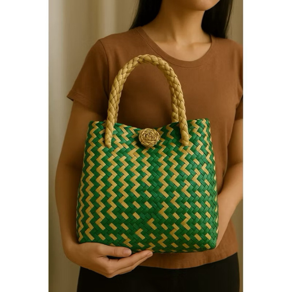 Purun Woven Bag, Kalimantan/, Kalimantan souvenir, Kalimantan