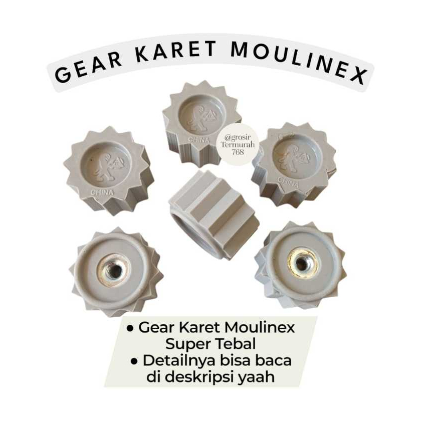 MESIN Rubber Gear Machine Connector BLENDER MOULINEX RRT - MULTI All Brands