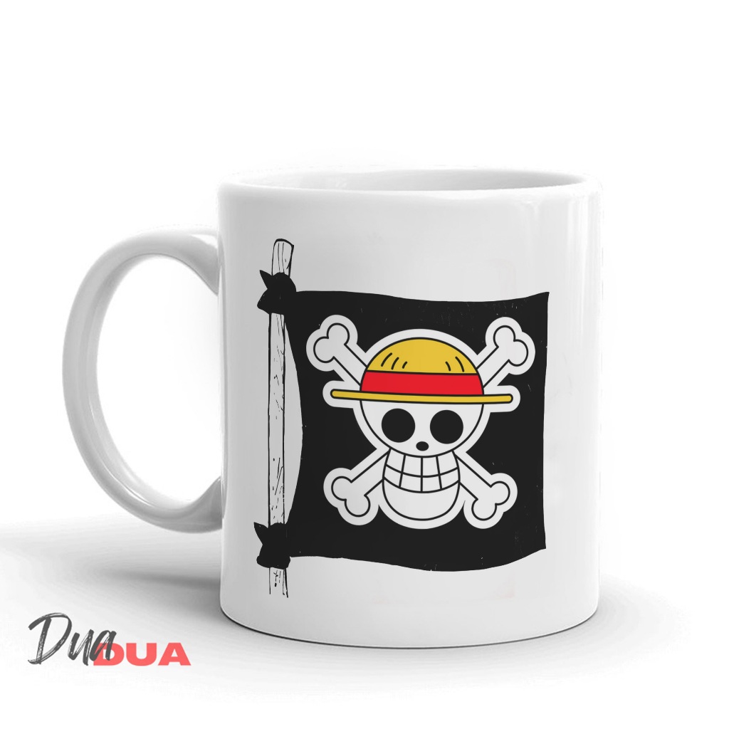 One Piece Flag Mug with Logo and Political Mindiran Symbol