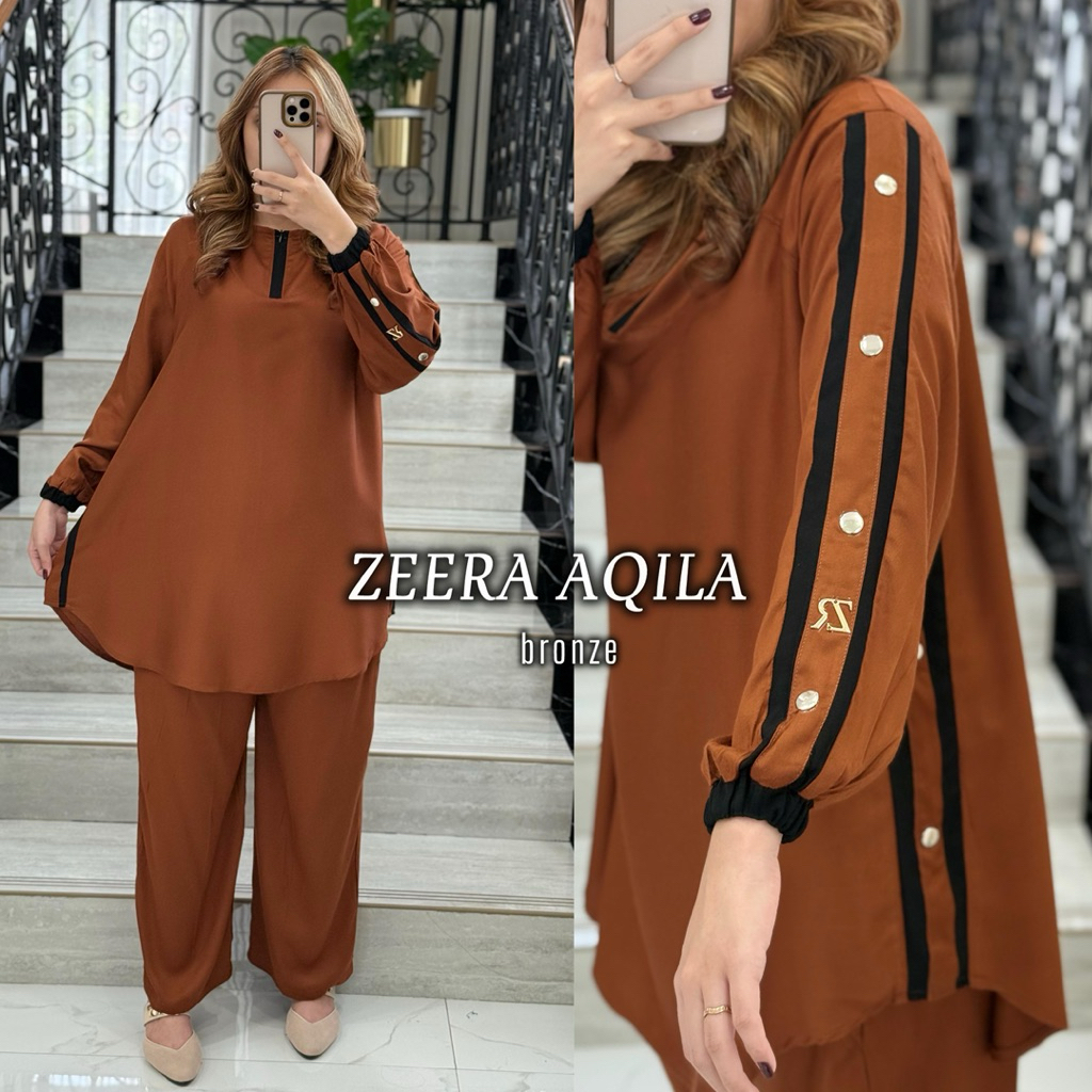 Zeera Arab Daster AQILA set one set of Original Premium Twill Pajamas