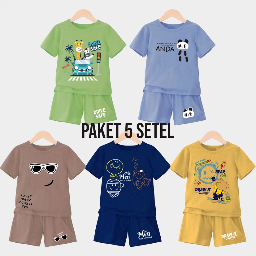 Children's clothing set PACKAGE 5 SET NICE From ages 3 MONTHS - 4 YEARS