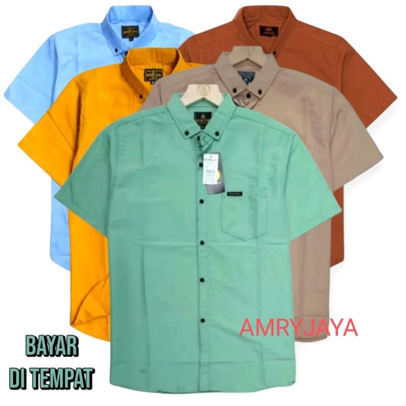 KEMEJA Plain shirt plain hem