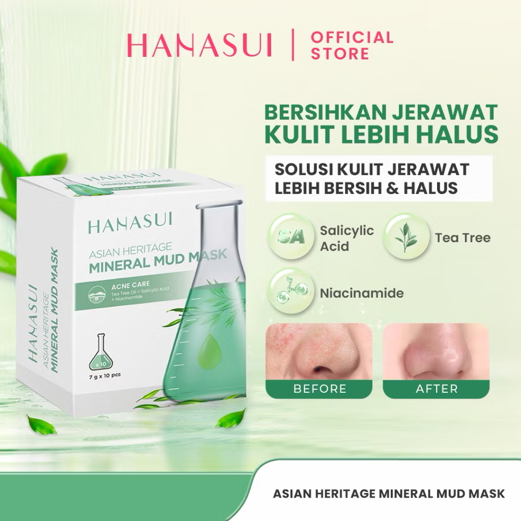 Hanasui Mineral Mud Mask Asian Heritage - Acne Care