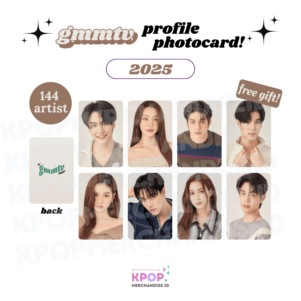 PHOTOCARD GMMTV 2025 | GMMTV PROFILE 2025 PHOTOCARD GEMINI FOURTH JOONG DUNK PRIM LOVE