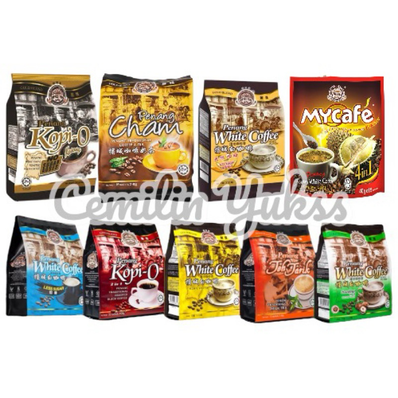 Coffee Tree Penang White Coffee Malaysia Coffee Tea Tarik Kopi O Empty Coffee Durian Coffee Hazelnut Coffee