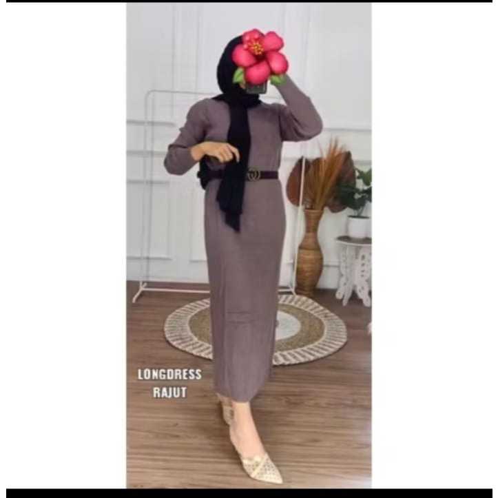 Lexy KOREAN CASUAL DRESS KNIT KNITS DRESS WOMEN'S KOREAN STYLE BODYCON DRESS