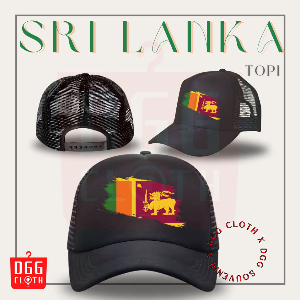 Dggcloth Sri Lanka Country Souvenir Hat - Trucker Hat By By Sri Lanka