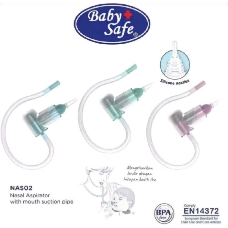 Baby Safe Baby Nasal Aspirator NAS02 Snot Suction Suction for Babies and Children