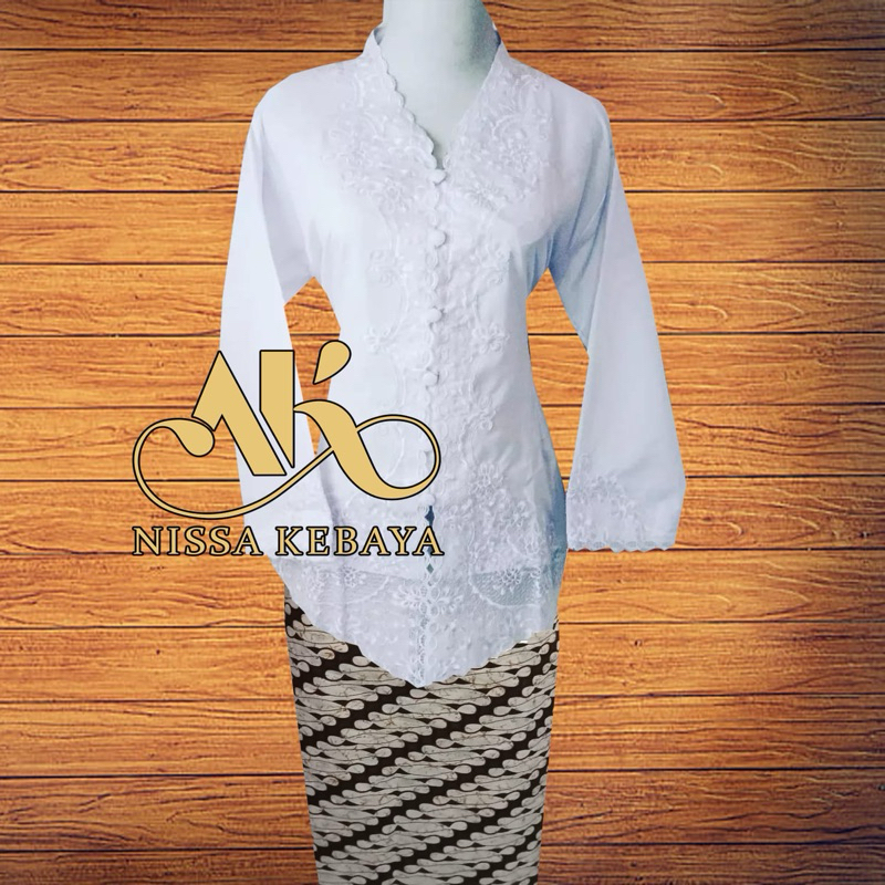 NISAKEBAYA, COMPUTER EMBROIDERED ENCIM KEBAYA TOP, GRADUATION KEBAYA, LONG TNG KEBAYA..