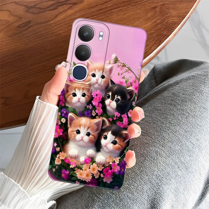CASE hp VIVO Y19S 4G 2024/ Y03/ Y03T/Y18/Y28/Y17S/Y27S/Y27 4G/Y27 5G/Y36 4G/Y36 5G/Y100 FASHION CASE MACARON SILICON TPU[HC14]