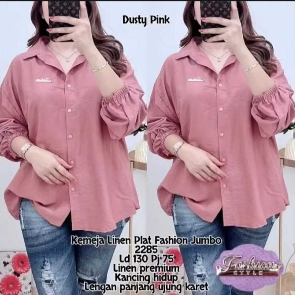 KEMEJA Shirt - Size ML XL XXL 3XL - Jumbo Women's Shirt - Work Shirt - Jumbo Plain Korean Style Shirt