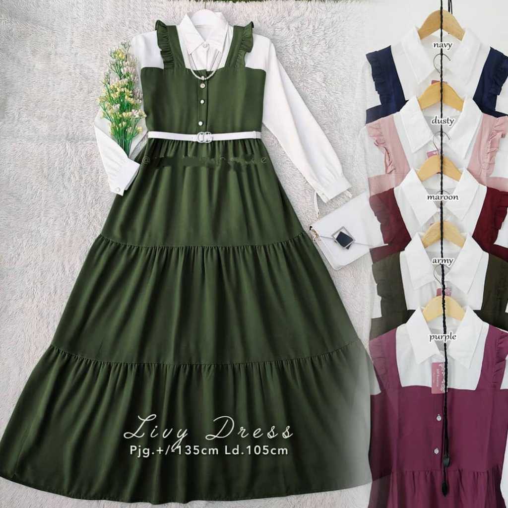 KATUN NEWEST LIVY DRESS FOR TEENAGE WOMEN, PREMIUM KOREAN STYLE RAYO COTTON GAMIS