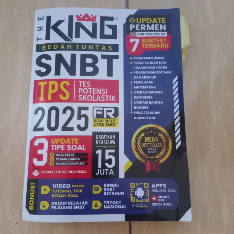 Preloved book THE KING SNBT 2025