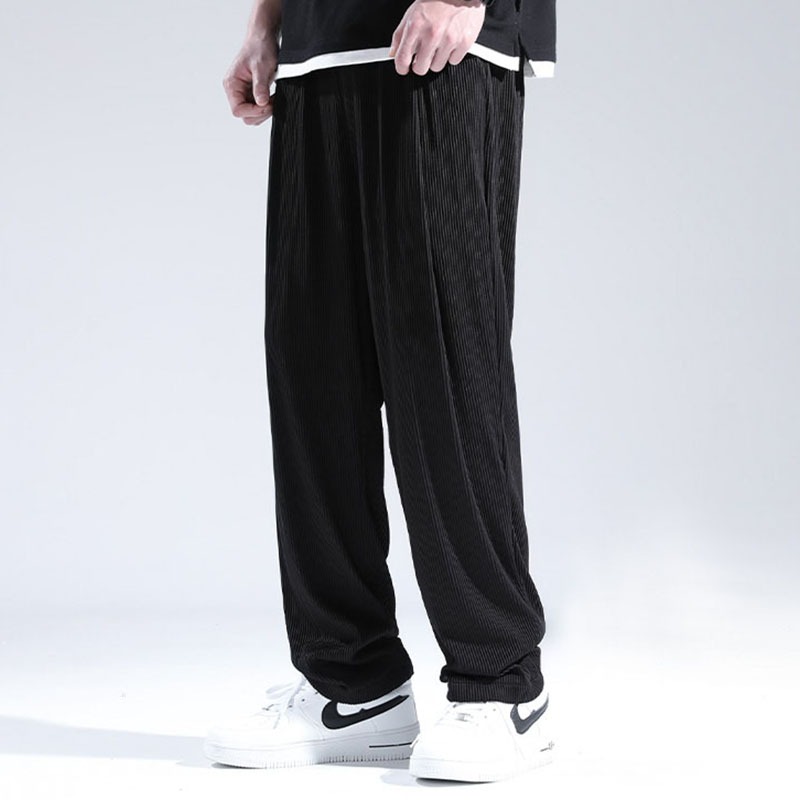 Men's trousers, men's training pants, casual pants, men's jogger pants, cool casual pants, loose sports pants, rayon material, ice silk pants, men's casual pants, sports culottes, baggy pants, premium korean style pants for men