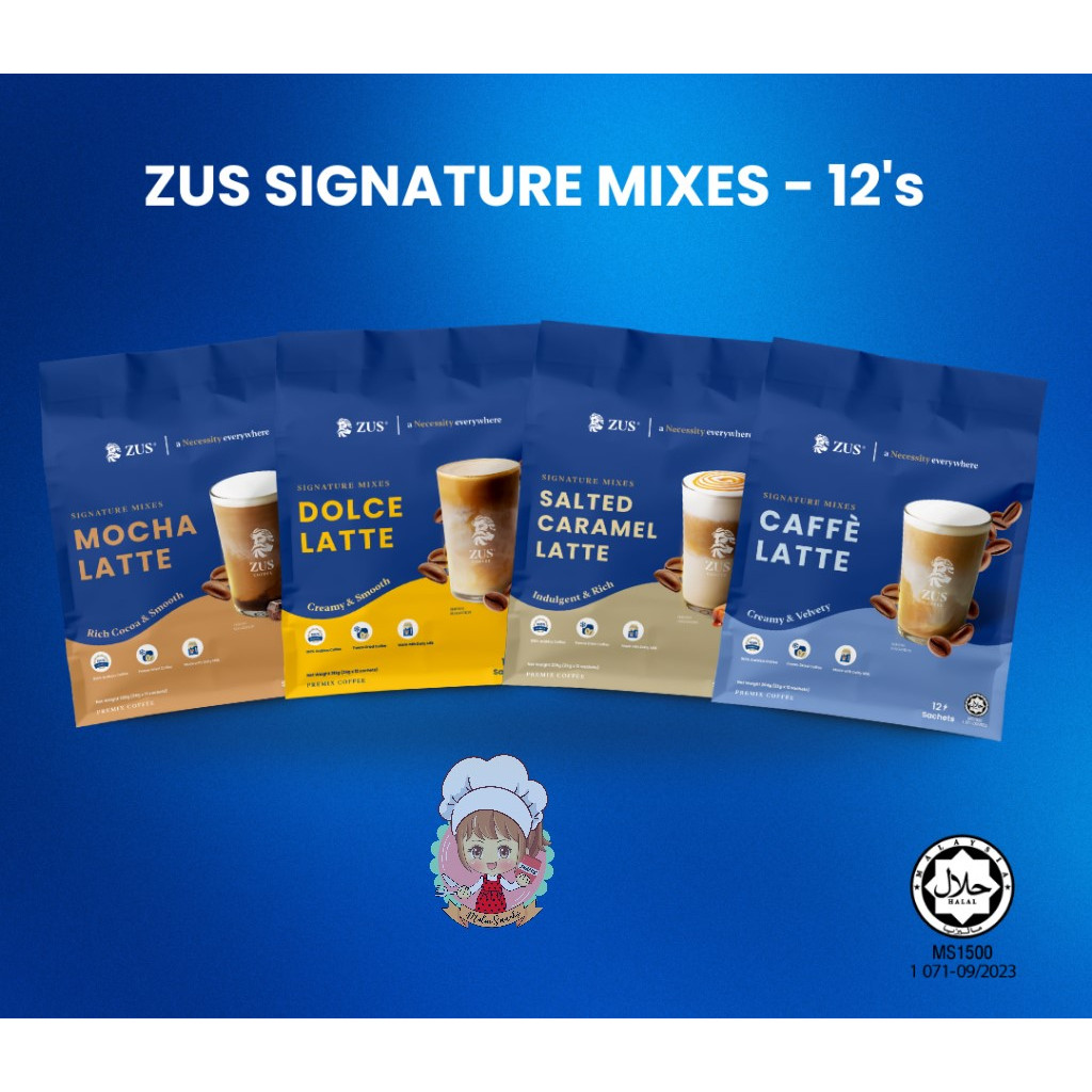 [ Ready ] Zus Signature Mixes Coffee - 12's Zus Malaysian Coffee