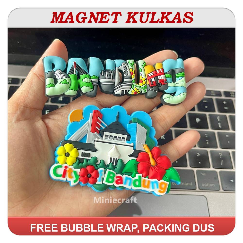 Miniature REFRIGERATOR MAGNET SOUVENIR PRODUCTS BY BANDUNG