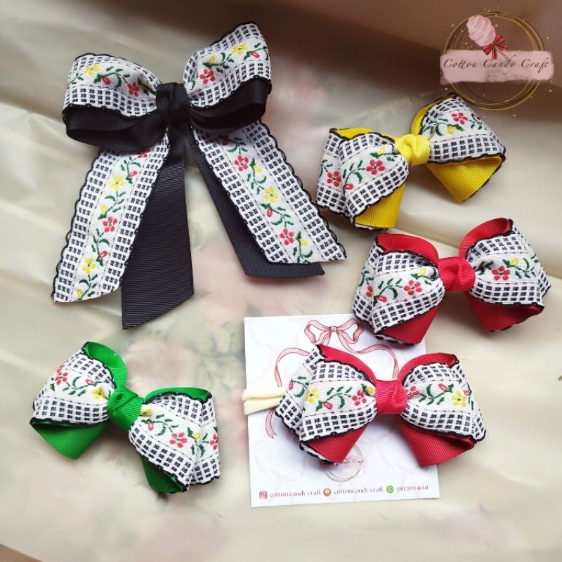 Ccc - Vintage Bow/ Children's Pins/ Adult Clips