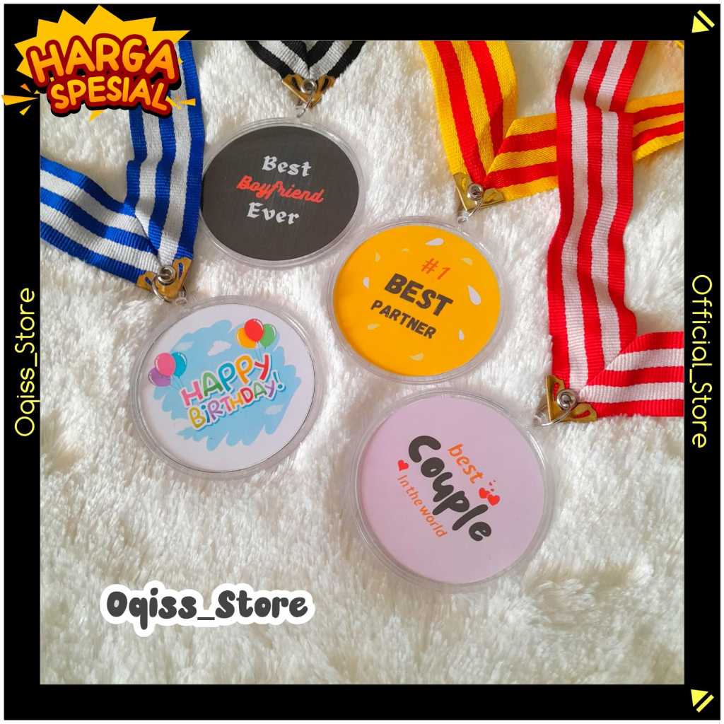 Oqiss MEDALI CUSTOM GIFT / GIFT Premium Acrylic Material Price