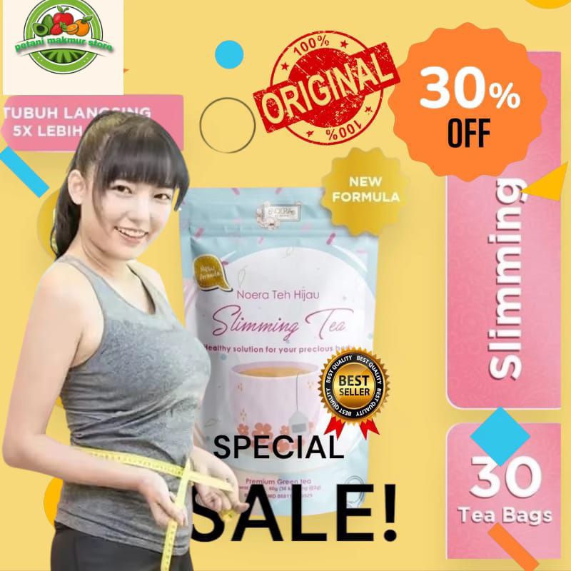 HIJAU MOST EFFECTIVE FOR OVERCOMING A BIG STOMACH CONTENTS 30 Tea, Noera Slimming Tea | Noera Green Tea | Original Natural Herbal Slimming Tea