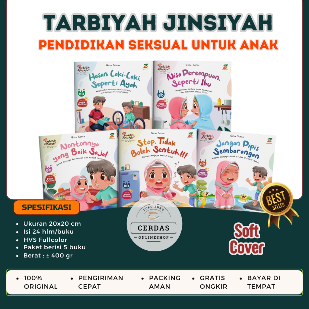 Series Tarbiyah Jinsiyah Basic Sexual Education for Kids, children's manners