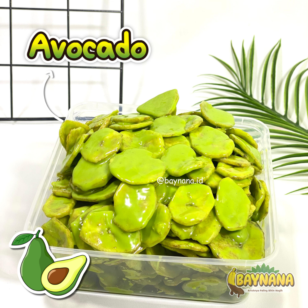 Baynana Avocado 500gr 250gr 170gr Crispy Melted Banana Chips