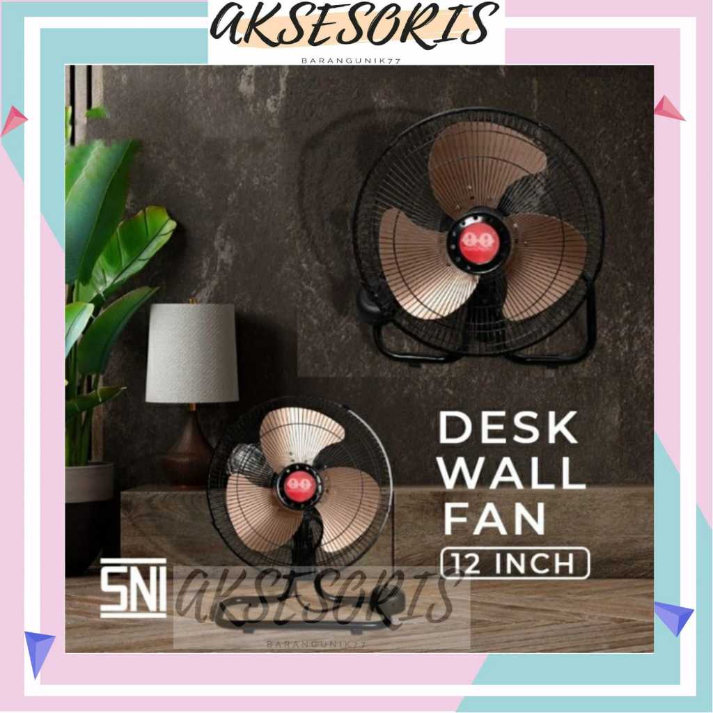 QQ GMM-371 FAN SEAT FAN/ TORNADO FAN 2IN1 FAN/ TABLE FAN/ 12INCH IRON WALL FLOOR FAN/ 12 INCH ELECTRIC FAN/ WALL FLOOR WALL FAN