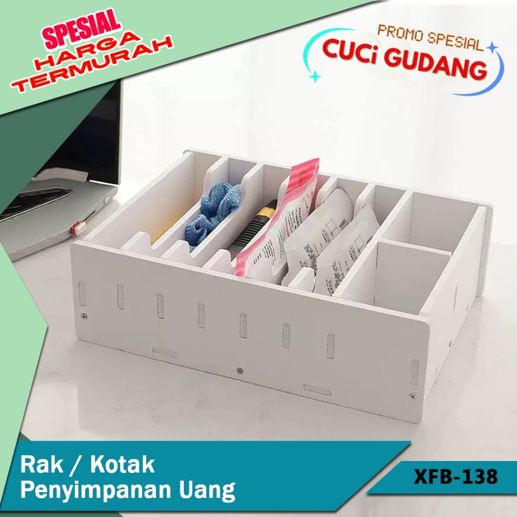 Clearance Money Storage Box or Rack / Desktop Supermarket Cashier Box Organizer - WHOLESALE