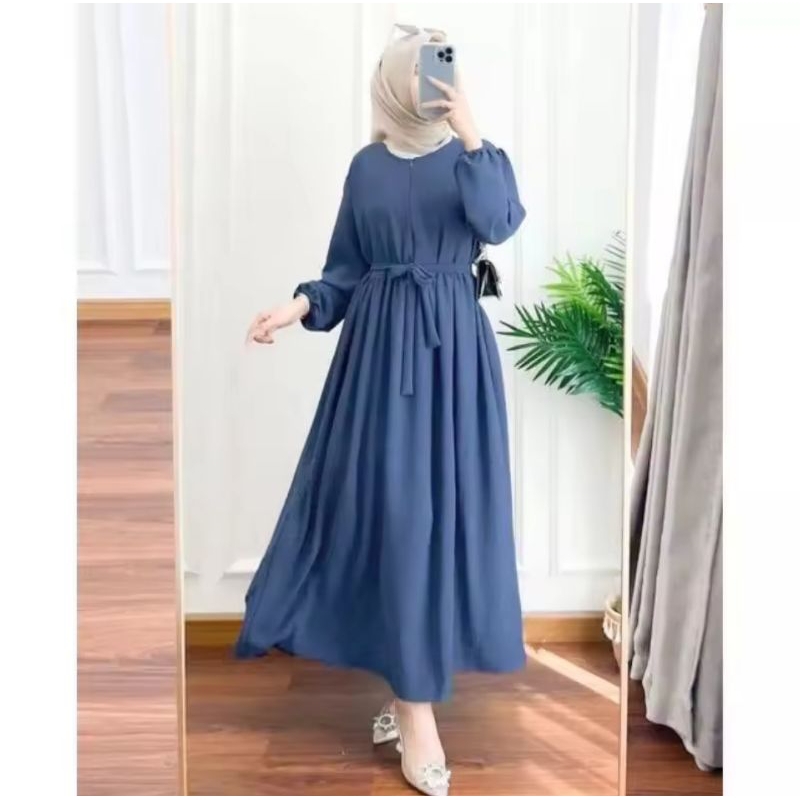 Latest DANIRA DRESS PLAIN GAMIS 2024 VIRALL | Latest adult women's midi dresses 2024 | The current hits of teenage women's midi dresses | Beautiful contemporary dress viral tiktok | Contemporary women's midi dress 2024 imported | Simple adult women's gami