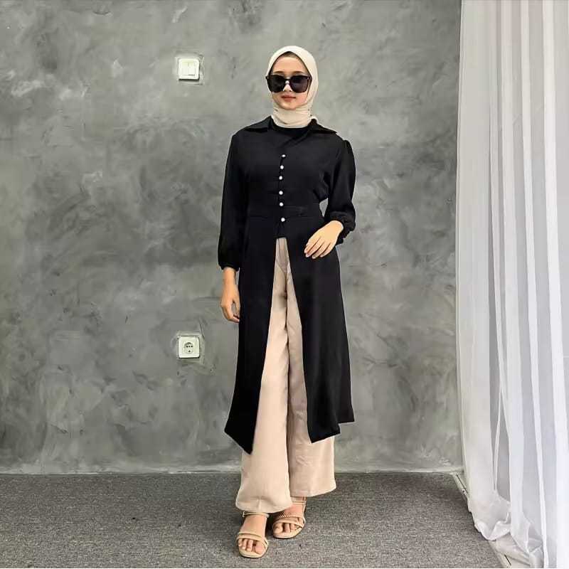 Ayana Tunic Outer Elastic Sleeve LinenPOLO