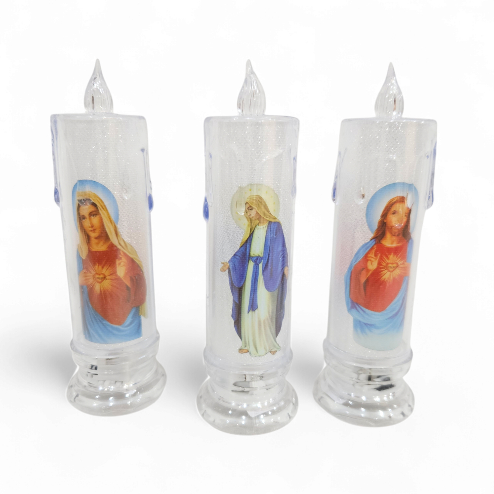 LILIN 15cm Electric Candle Spiritual Image M19/11